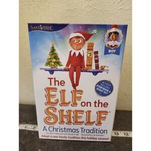 The Elf on the Shelf A Christmas Tradition (Brown-Eyed‎ Boy Scout Elf)